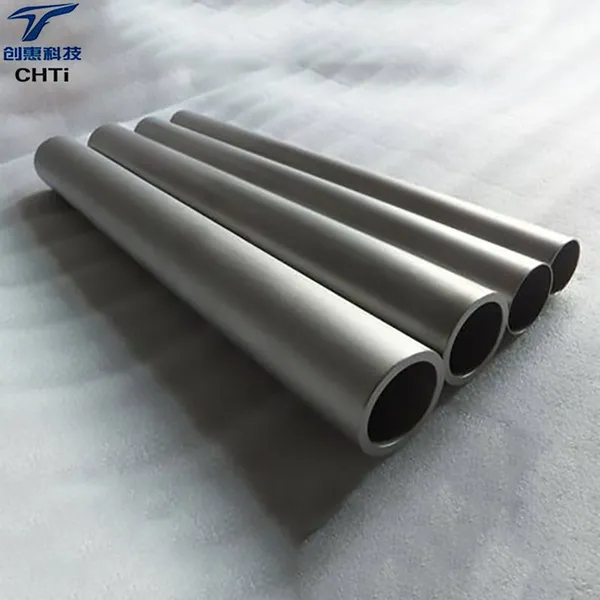 Manufacturer Direct Sales Chuanghui TA2 Pure Titanium Titanium Alloy Pipe Electrolytic Electrode Condensing Agent photo-4