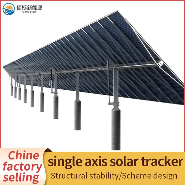 Made in China Single Axis Solar Sun Tracker Solar Tracking Systems With Slew Drive