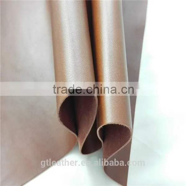 Genuine Shiny Cow Leather for Men Shoes Leather photo-2