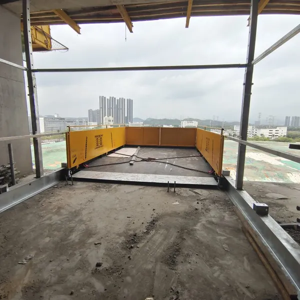 Construction Platform Building Material Turnover Equipment Retractable Loading and Unloading Deck