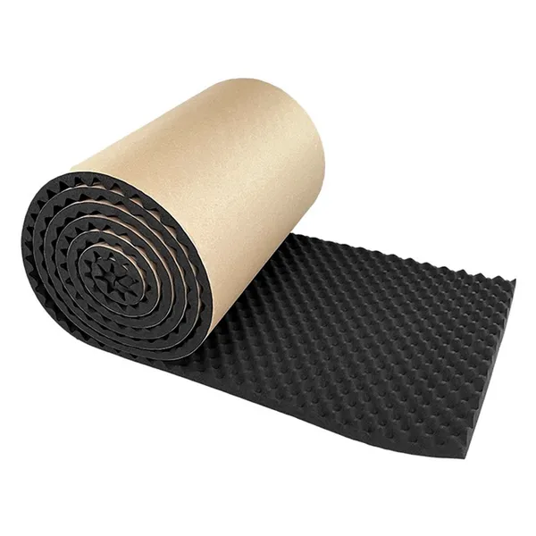 NBR Heat Resistant Composite Glass Fiber Aluminum Foil Anti-oxidation Roof Ceiling Thermal Insulation Foam Sound Absorbing Foam photo-2
