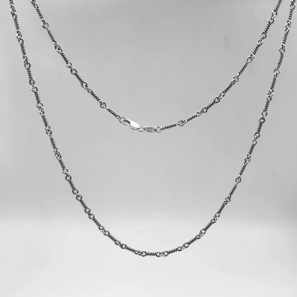 Creative Gothic Thorn Necklace Retro Barbed Wire Collarbone Chain Punk Unisex Jewelry Holiday Party Gift Men Women Accessories photo-3
