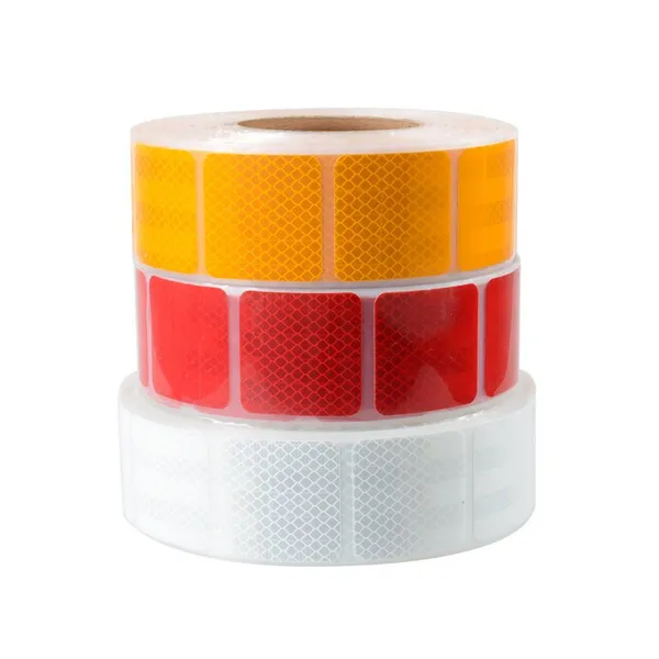ECE-R104 European Standard Reflective Car Sticker Die-cut PC Super High-Intensity Vehicle Reflective Marking, Truck Reflective Plate