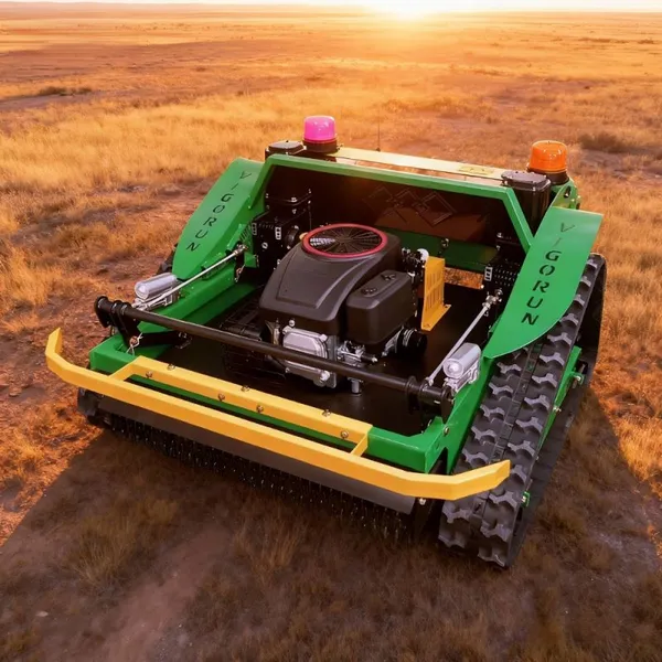 Industrial Agricultural Robotic Gas-electric Hybrid Single Cylinder Wireless Self-Powered Dynamo Slope Cutter