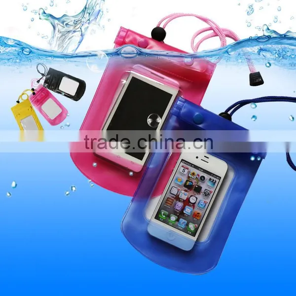 New Products 2016 Waterproof Bag for Iphone 6, Pvc Waterproof Bag