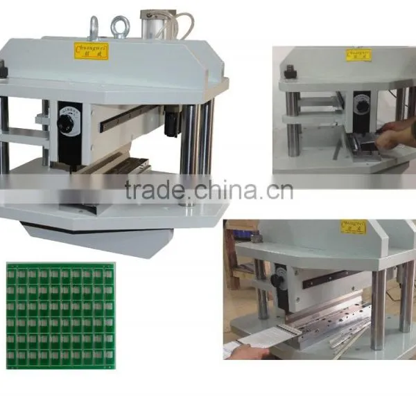 Chopper Type PCB Separator Machine for Rigid and Thick Metal Board Cutting