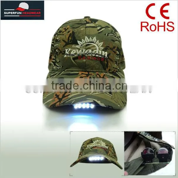 Factory Supply Camouflage LED Hats and Camo Hats Quality Choice photo-2