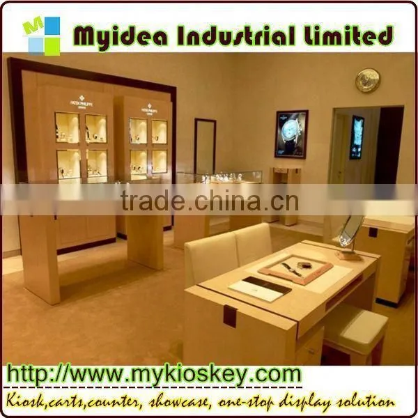Myidea Black Solemn Watch Shop Interior Design, Pocket Watch Kiosk Interior Design photo-4