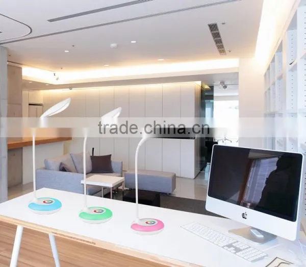 5W Colorful JK-848 Rechargeable Flexible Color Change Table Lamp, Colorful LED Table Lamp Decorative