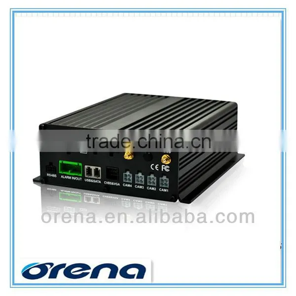 Multi-Function 4-CH Hard Disk Mobile DVR With 3G GPS Sensor photo-2