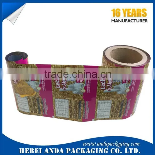 Aluminum Foil Food Packaging Film/plastic Printed Laminated Packing Film Roll for Snack photo-2