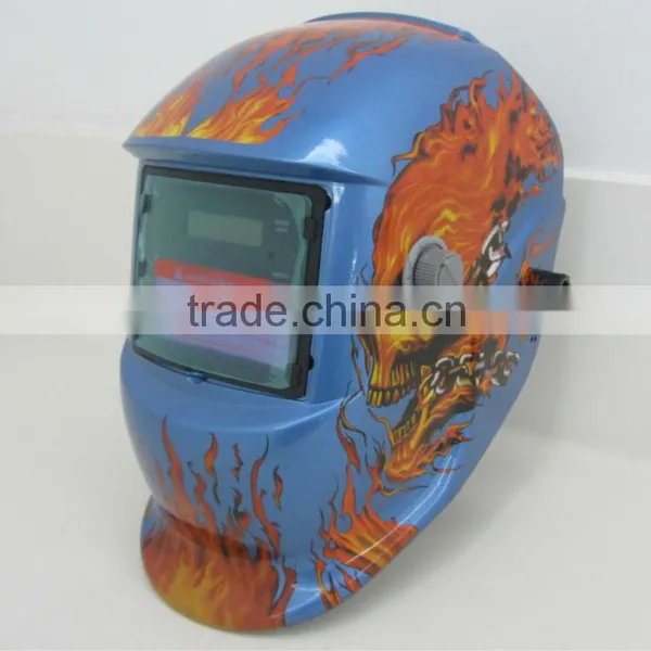 Skull Solar Power Auto Darkening Welding Helmet With Din9-13 photo-2