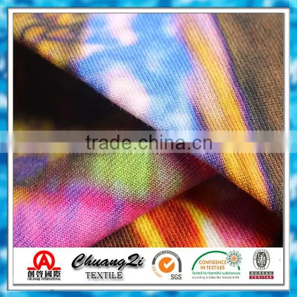 Woven Rayon Fabric Spun Viscose Fabric,t-shirts,Eco-friendly , Soft ,good Hand Feel,cool, photo-2