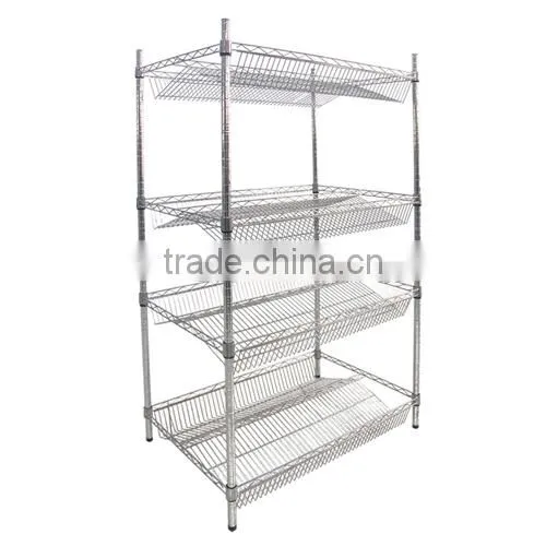 2016 HOT SALE Metal Chrome Wire Shelving Manufacturers in China photo-4