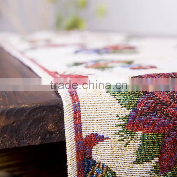 PLUS Jute Burlap Die Cut Felt Table Runner for Wedding photo-2