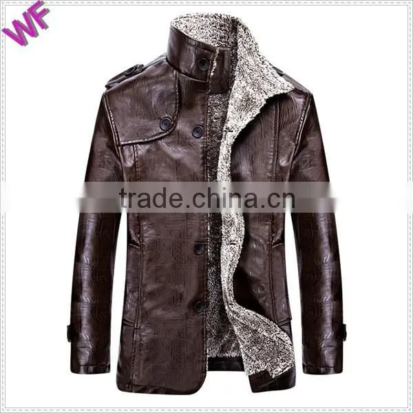 Custom Made Unique Logo Hight Quality Man Leather Jacket photo-3