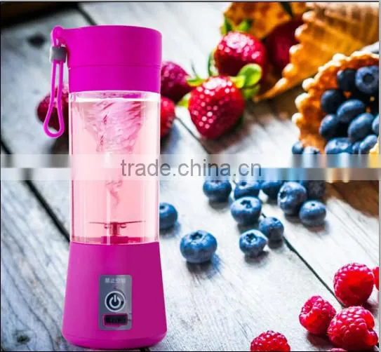 New Design 2016 Rechargeable USB Mini Portable Fruit Juicer photo-2