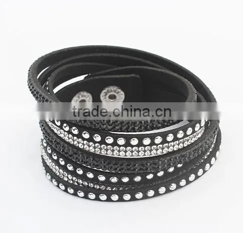 2016 Hot Custom Good Quality Fashional Multistory Leather Bracelet photo-2