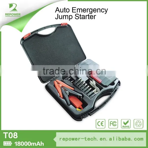 Multi Function Mini Led Light 12V Lithium Battery Jump Starter 14000mAh photo-6