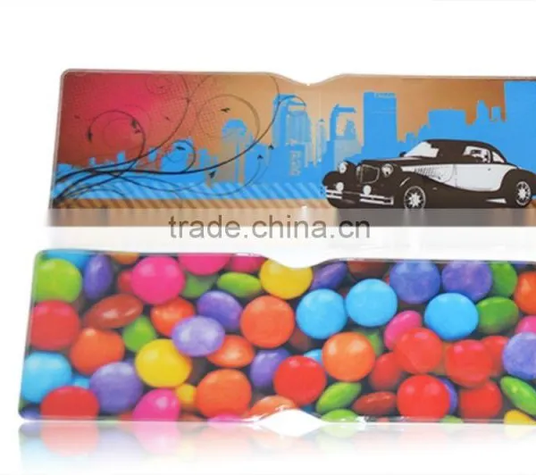 Hot Sale Plastic PVC 2 Fold Card Holder With Clear Pocket photo-6
