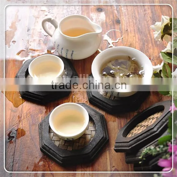 Tea Wooden Table Coasters Customzied Design Hand Carfted Cup Mat photo-4