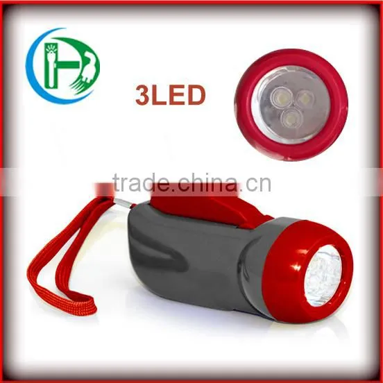 Hand Pressing Led Dynamo Flashlight photo-2