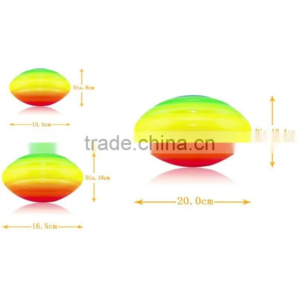 Rainbow Series PU Soft Foam Football for Rugby Sports photo-5
