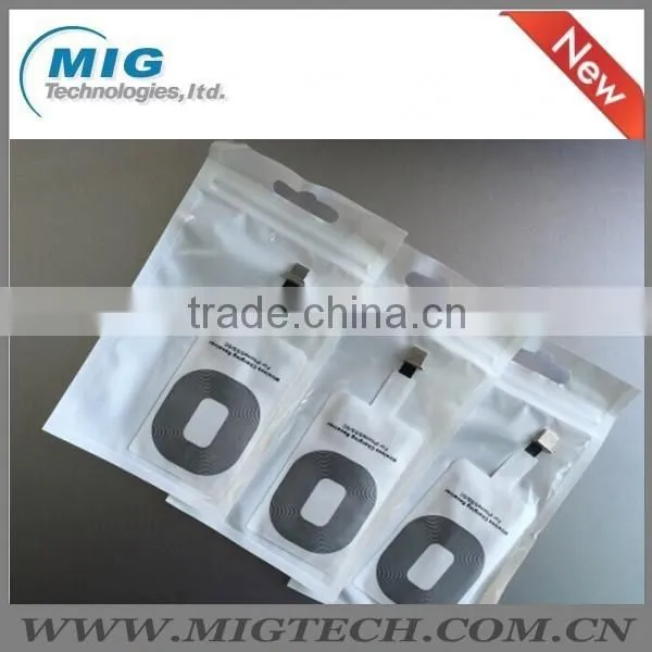 Qi Wireless Charger Receiver for IPhone 5/5s/5c, Portable Charger Receiver for IPhone 6/6s/6s/lighting Usb photo-3