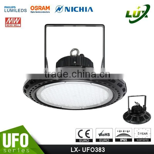 Nichia LED, Meanwell Driver, Wireless & Motion Control, 100-140lm/W, 2016 CE Rohs Approved 200W LED High Bay Fixtures photo-3