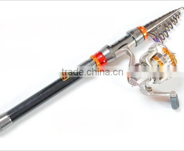 Super Light Carbon Portable Telescopic Pole Saltwater Casting Spinning Fish Pole Hand Sea Fish Tackle Wholesale 1.8-3.6M photo-4