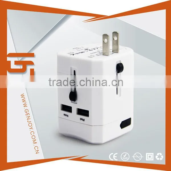 Universal Usa Travel Adaptor With Electrical Switch Socket 2500Ma photo-4