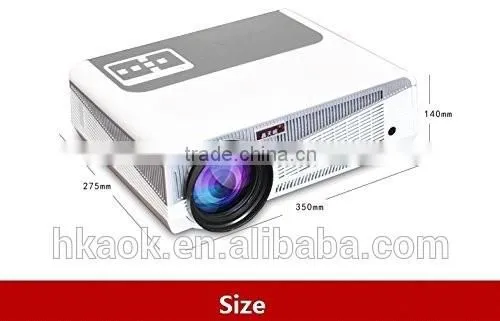 Android 4.2 WiFi Smart 4500Lumens 1080P 3D Full HD LCD Home Theater TV LED Projector Projektor Video Beamer photo-5