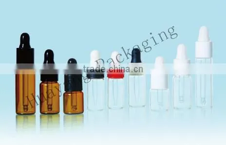 Small Tube Glass Bottle Little Glass Bottle,perfumer Medicine Bottle With Cap