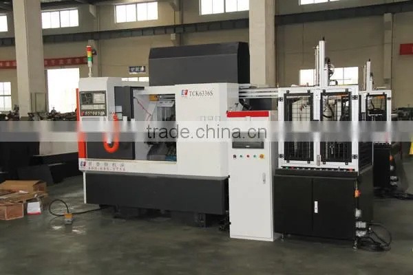 Taiwan Hiwin Linear 45 Degree Slant Bed CNC Lathes TCK6336 photo-3