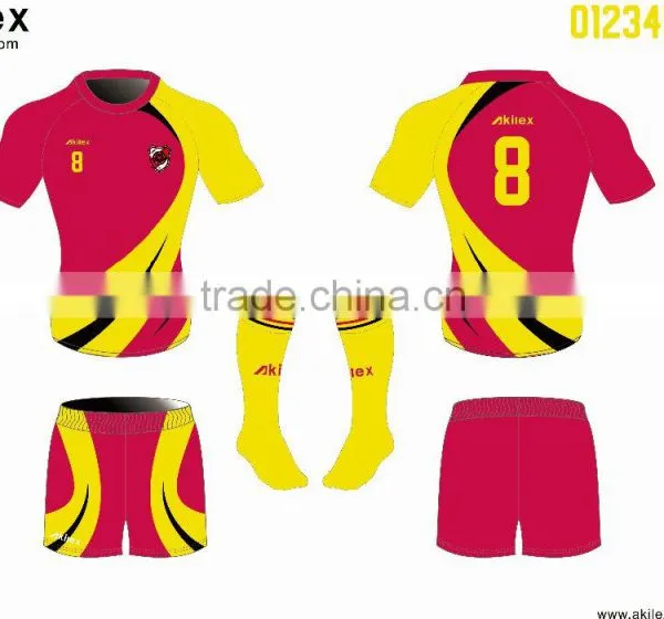 Team Rugby Jerseys Black, Wholesale Blank Rugby Jerseys photo-2