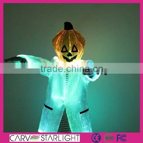 Light up Pumpkin Halloween Hat Luminous Witch Hat Pumpkin Hat