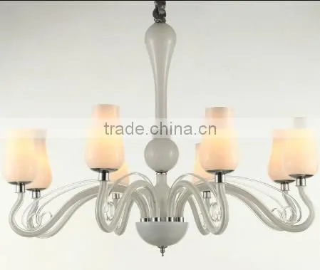 2015 New Modern Design White Crystal Chandelier photo-6
