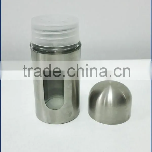 Modern Stainless Steel Salt And Pepper Shaker Seasoning Bottle Condiment Set photo-2