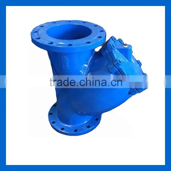 DIN3202 F1 PN16 Ductile Iron Flanged Y Type Strainer DN80