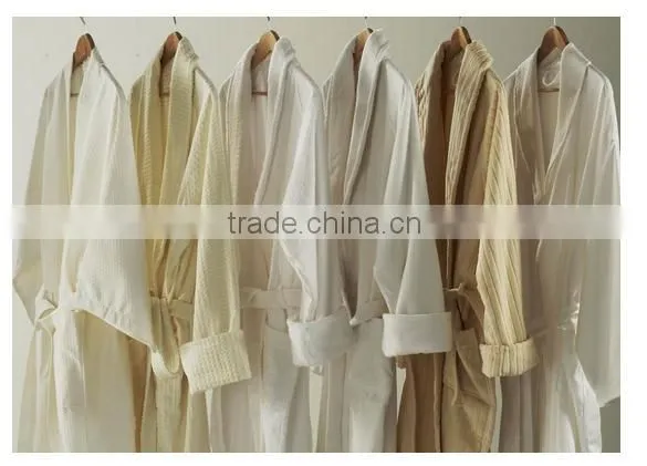 Hotel Bathrobe Such as Waffle Bathrobe Velour Bathrobe Microfiber Bathrobe photo-2