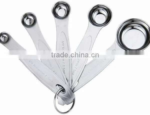 Best stainless steel portable Metal Measuring Spoon set/small kitchen tool