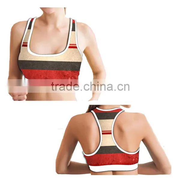 (OEM/ODM Factory) High Impact Sports Bra Custom