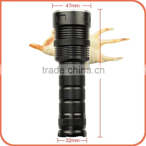 Professional Fluorescent Nichia Ultraviole 365nm 3w 26650 Battery Aluminum Alloy Led Flashlight