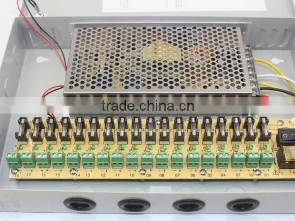 Manufacture 12V 15A Psu Box 18CH Shunt Filtering Switch Power Supply Box YJS-A032 photo-5