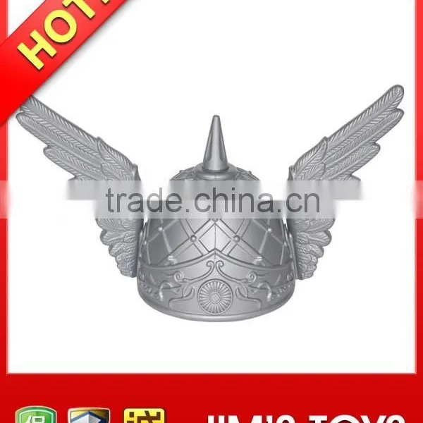 Blushed Gold Plastic Viking Hat With Angel Wings Parties & Carnivals & Christmas Plays photo-5
