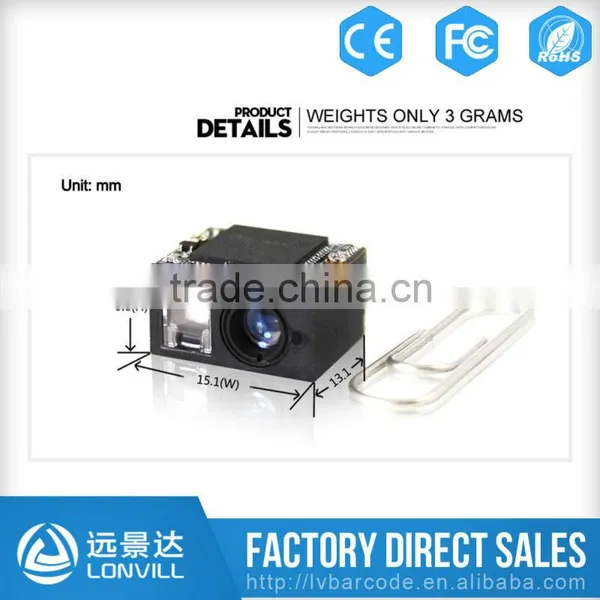LV3080 Cheapest and Smallest 2D Barcode Scanner for Mobile POS, PDA and Smartphone photo-5