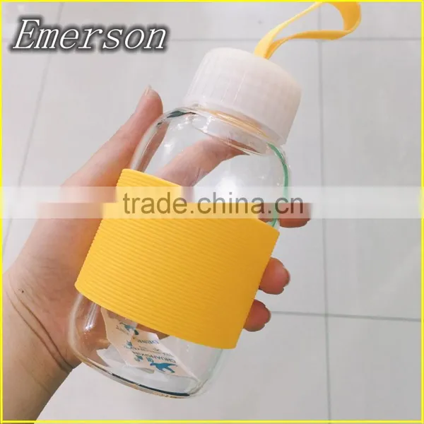 250ML Silicone Cover Sport Water Bottle Water Bottle Joyshaker Outside Seal Juice Bottle Infuser Water Bottle photo-3