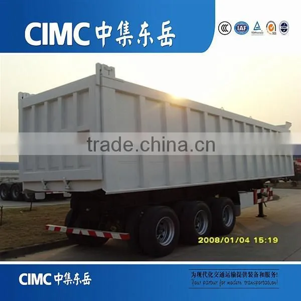 CIMC Sand and Stone Transporting Rear Dump Trailer Truck For Sale photo-3