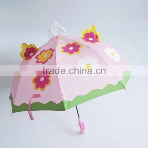 High Quality Monogrammed Umbrellas Cheap Kids Umbrella Flower photo-3