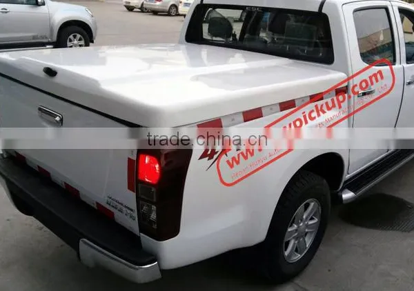 Fiberglass D-Max Double Cab Hard Tonneau Cover photo-3